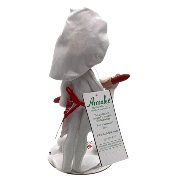 NWT ANNALEE DOLLS Sugar & Spice Chef Elf 9" 510820 Christmas Holiday Decor 2020 - Picture 4 of 4